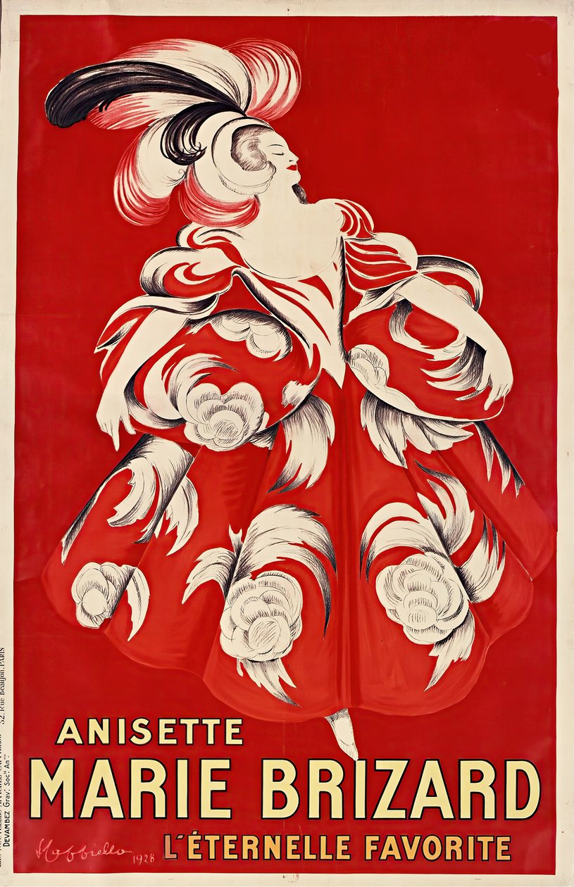 Anisette Marie Brizard, 1928. af Leonetto Cappiello