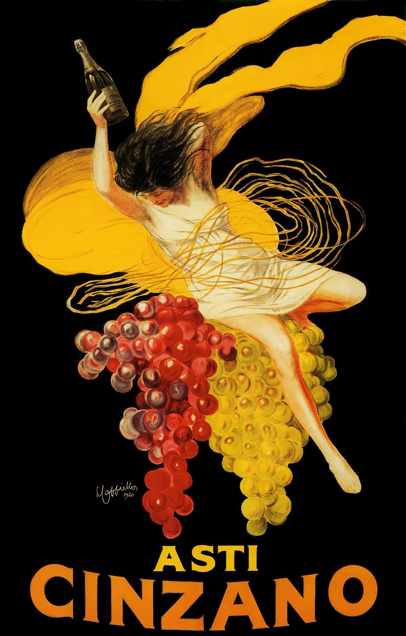 Asti Cinzano, 1910. af Leonetto Cappiello
