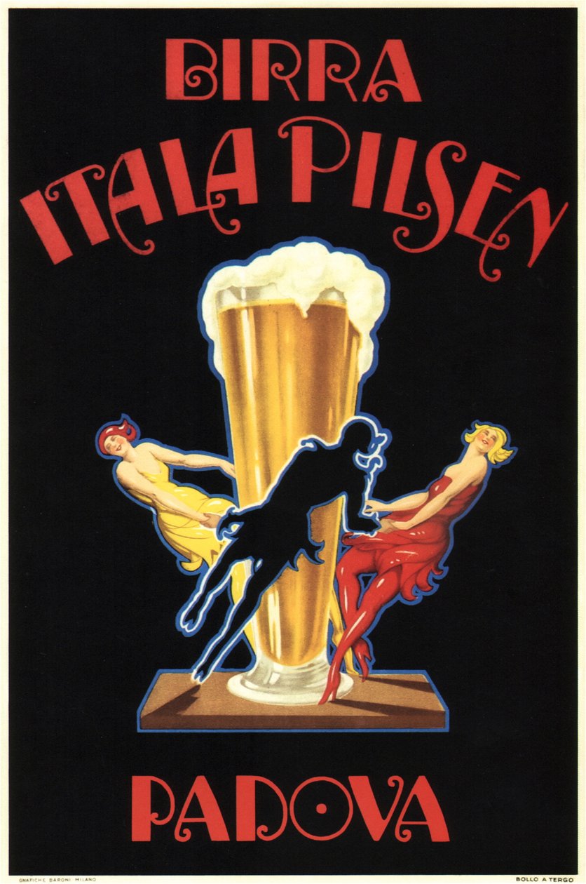 Birra Itala Pilsen (plakat) af Leonetto Cappiello