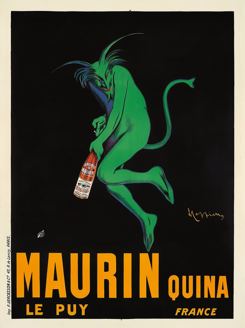 Maurin Quina, 1906. af Leonetto Cappiello