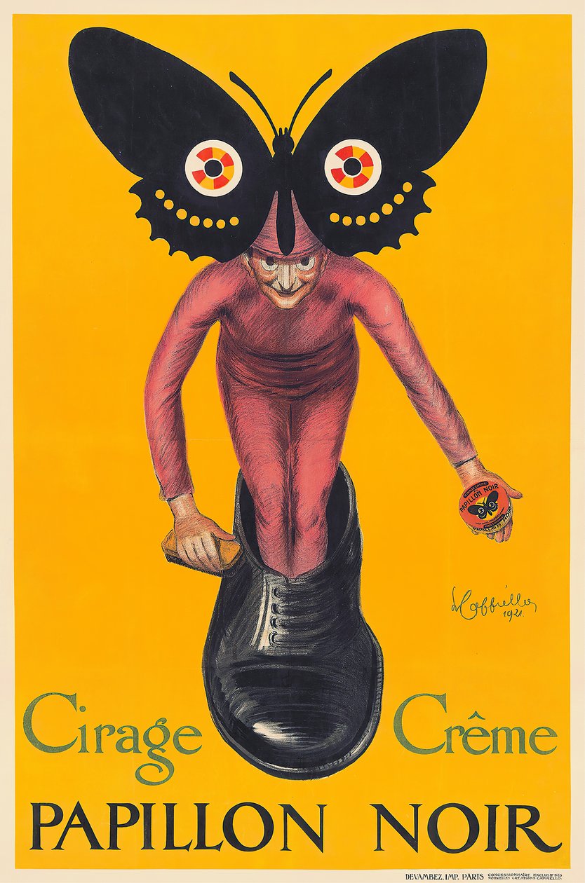Sort sommerfugl, 1921. af Leonetto Cappiello