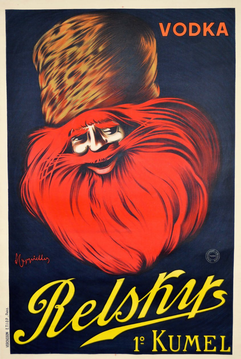Relsky Vodka, 1925. af Leonetto Cappiello