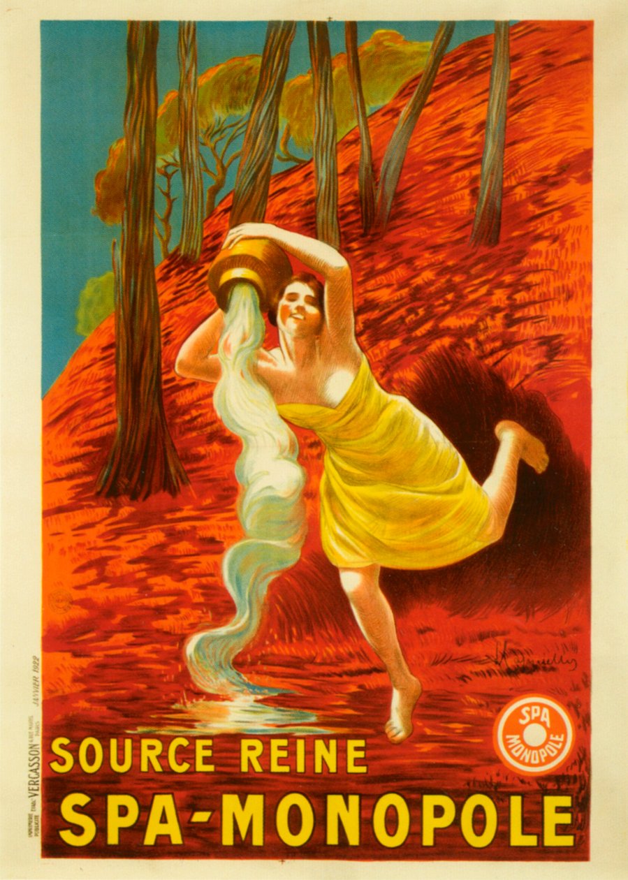 Kilde Reine Spa Monopole af Leonetto Cappiello