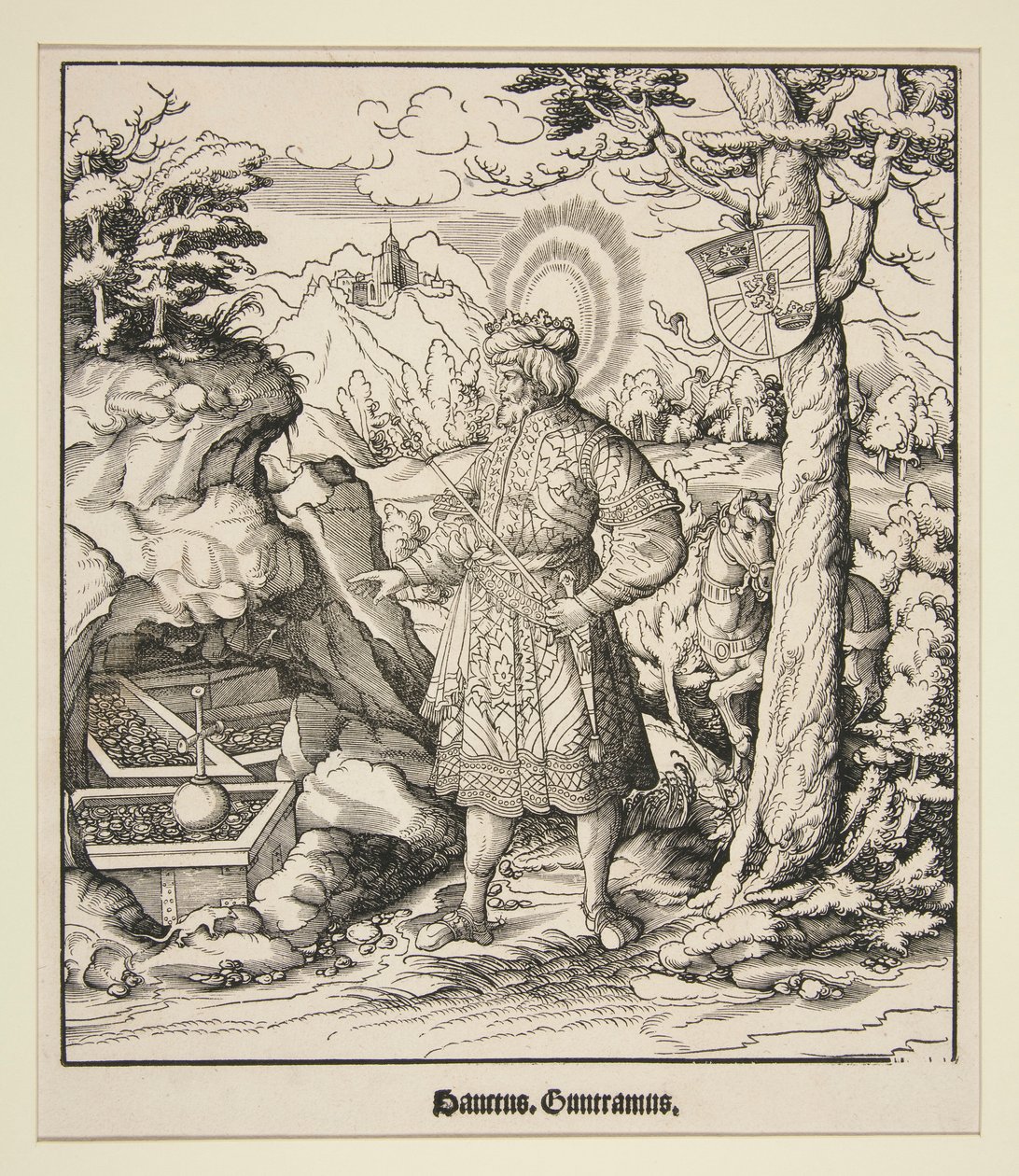 Sankt Guntramus af Leonhard Beck