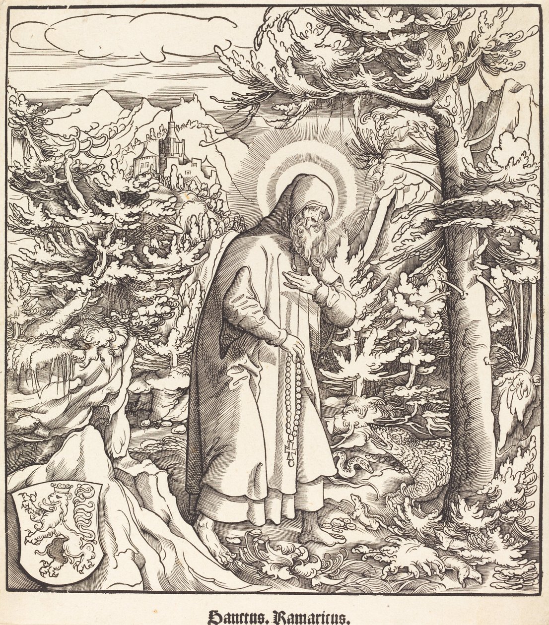 Sankt Ramaricus af Leonhard Beck