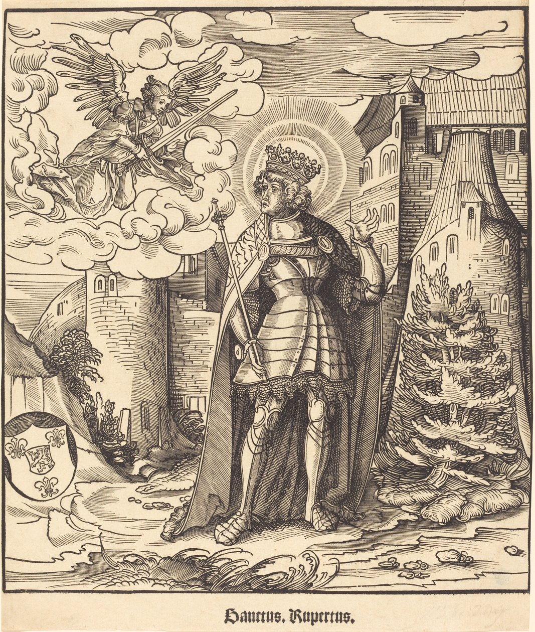 Sankt Rupert af Leonhard Beck