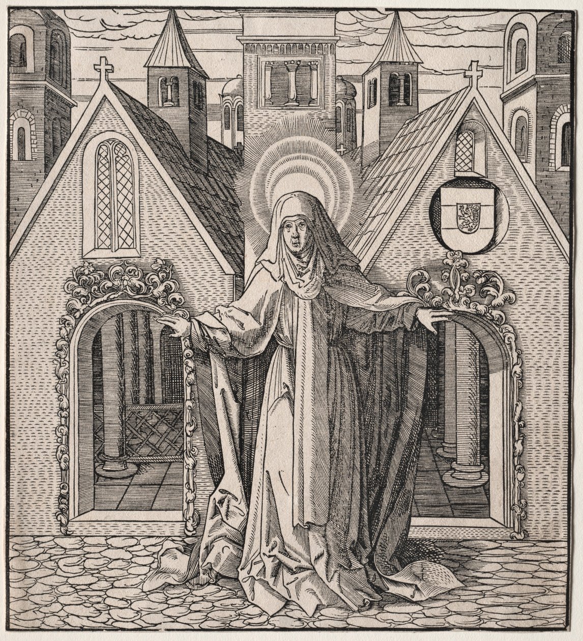 Sancta Rega, 1512-1516. af Leonhard Beck