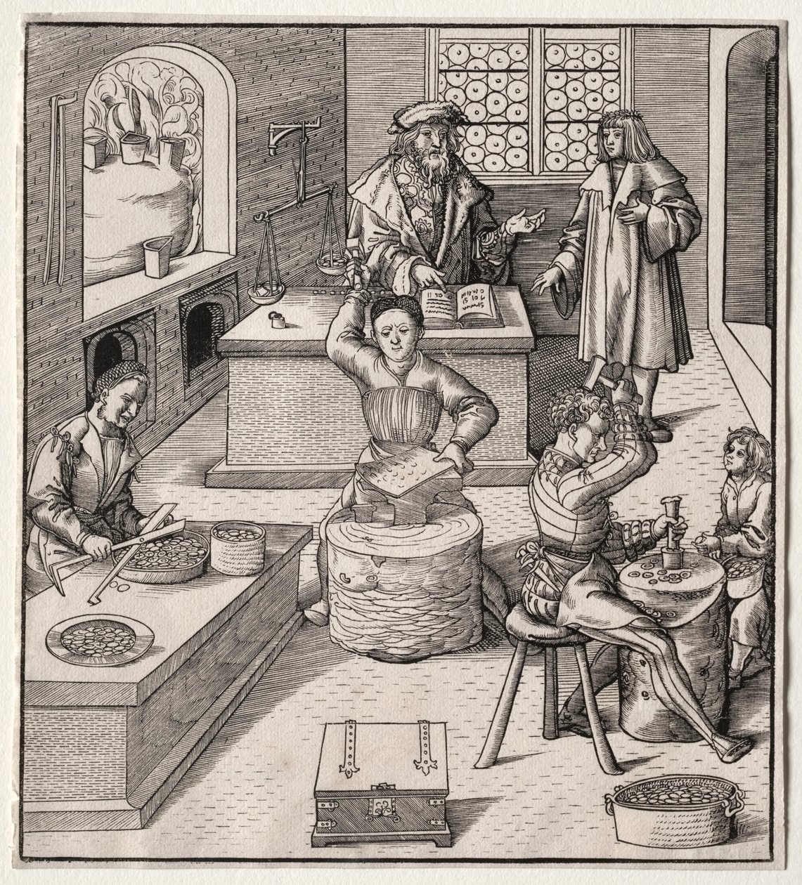 Unge Maximilian i mønten. af Leonhard Beck
