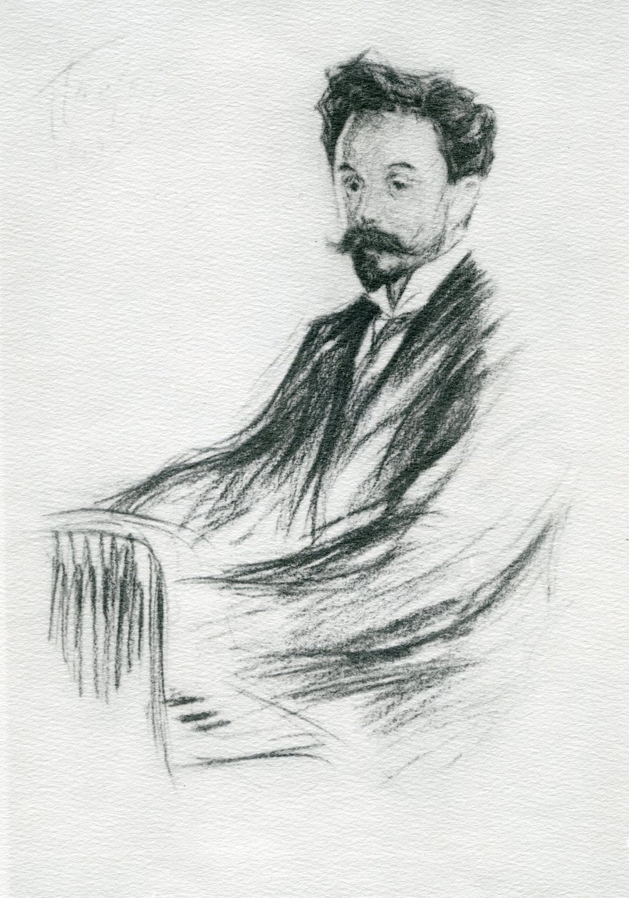 Alexander Nikolajevitj Skrjabin (1827-1915), 1909 af Leonid Osipovic Pasternak