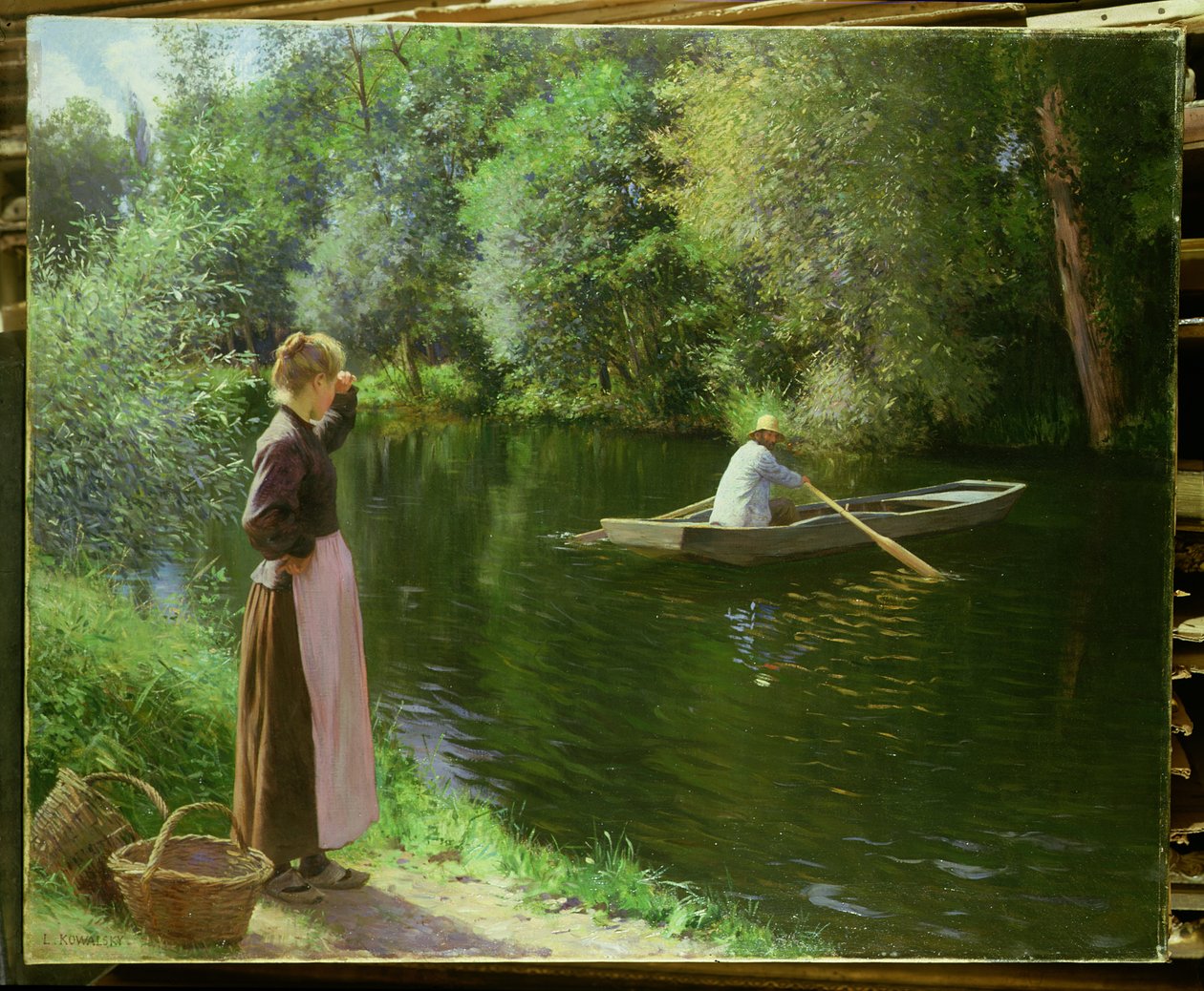 Sejlads på en sommerdag af Leopold Franz Kowalsky