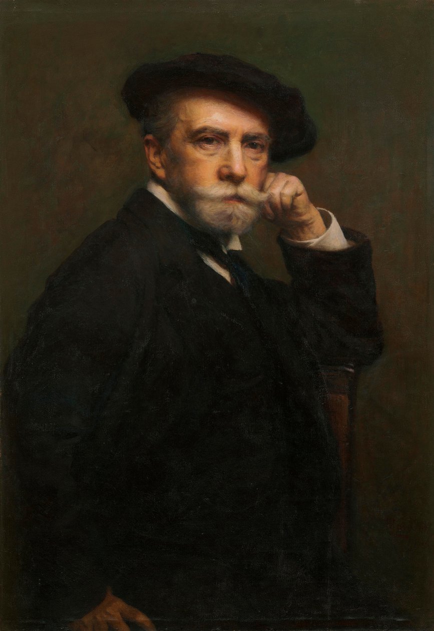 Selvportræt af Leopold Horovitz