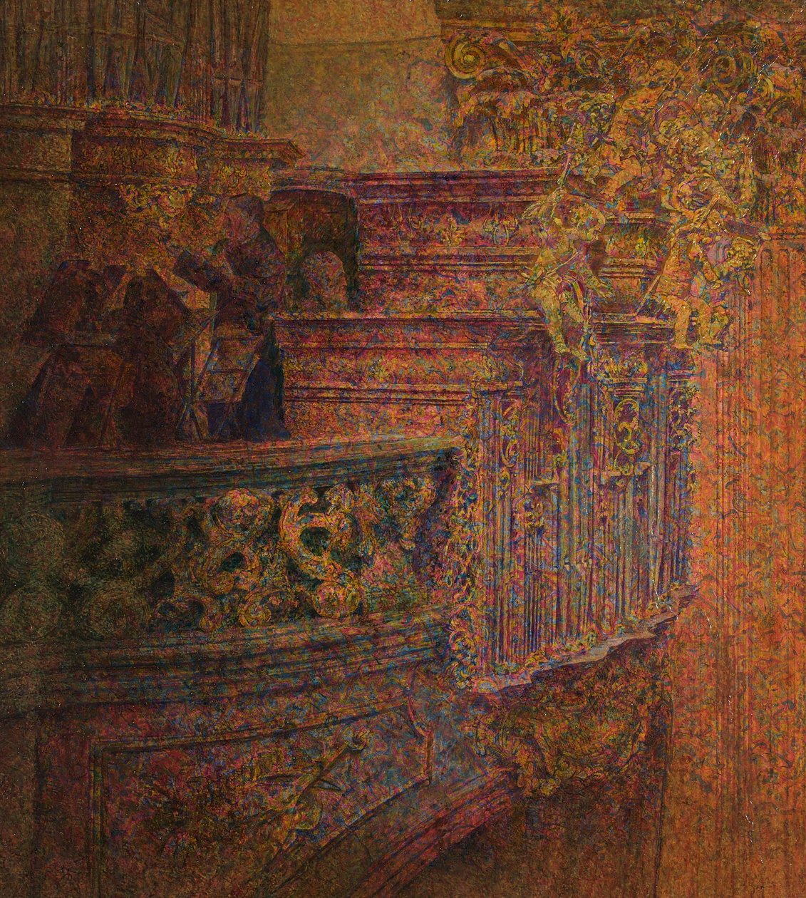 Kirke i Melk Abbey af Leopold Blauensteiner