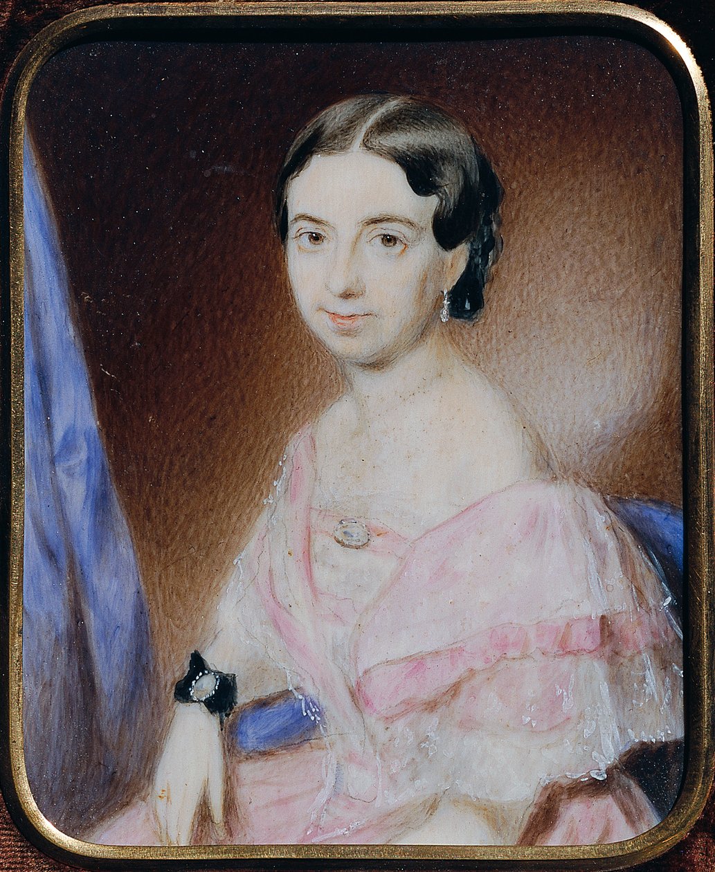 portræt af en dame af Leopold Blonder