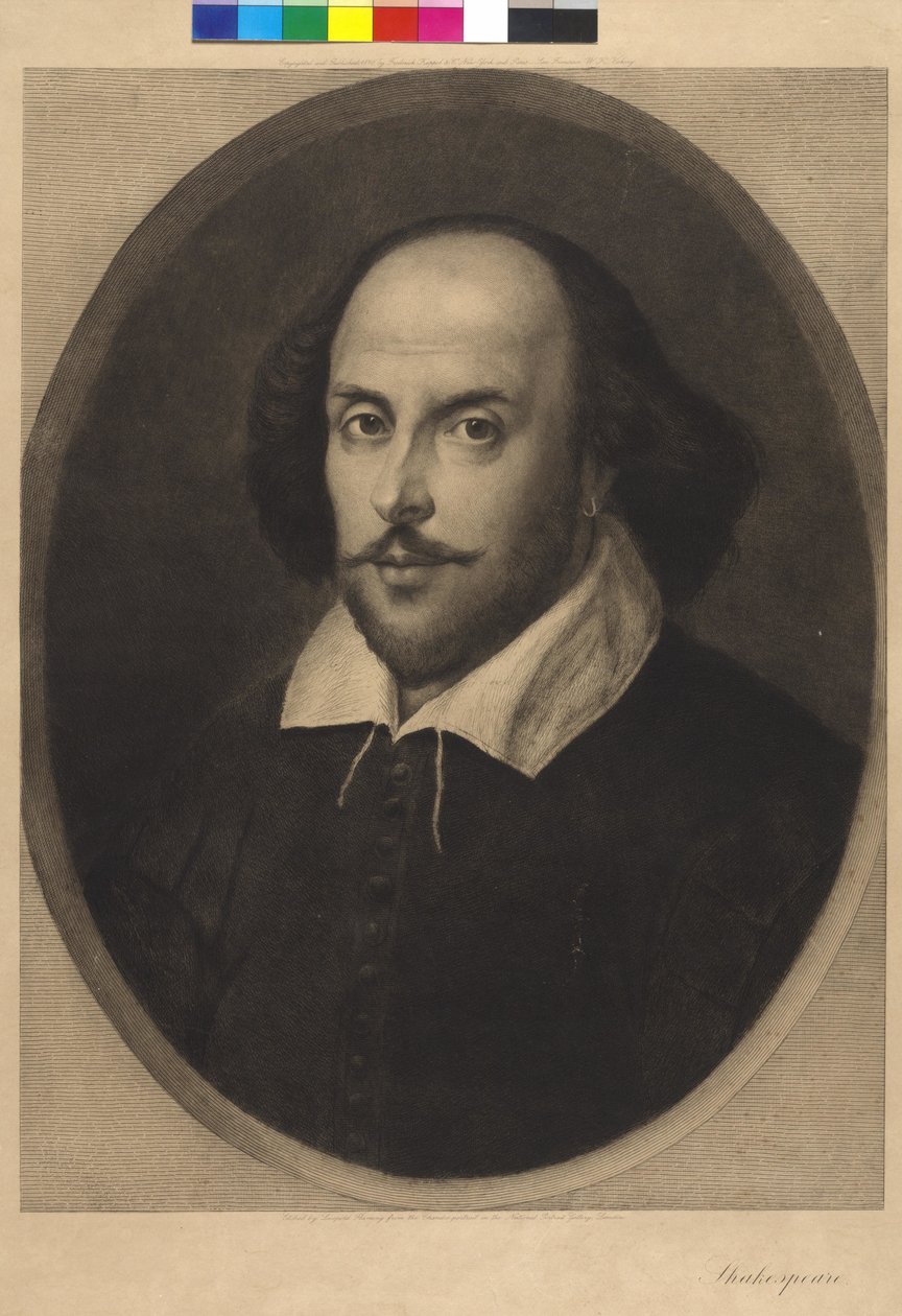 Shakespeare af Leopold Flameng