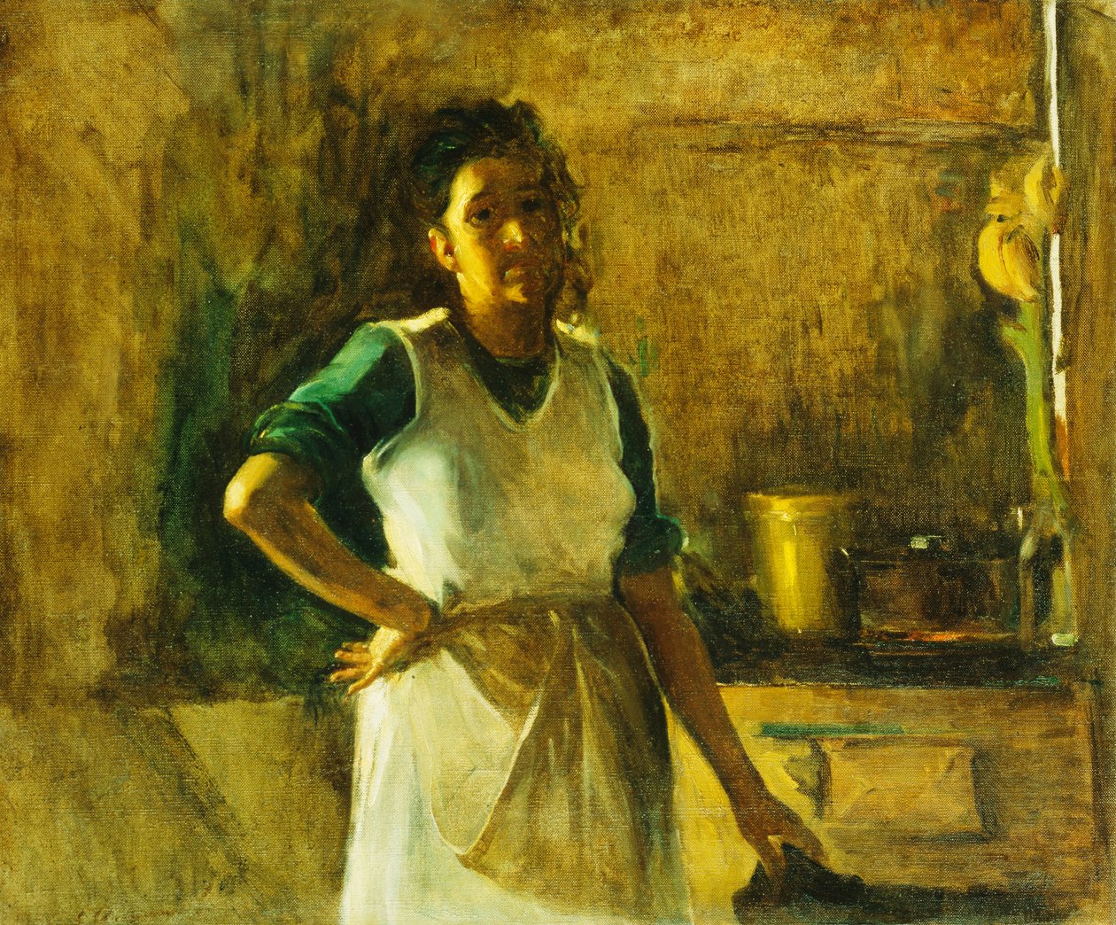 The Cook (olie på lærred) af Leopoldo Romañach