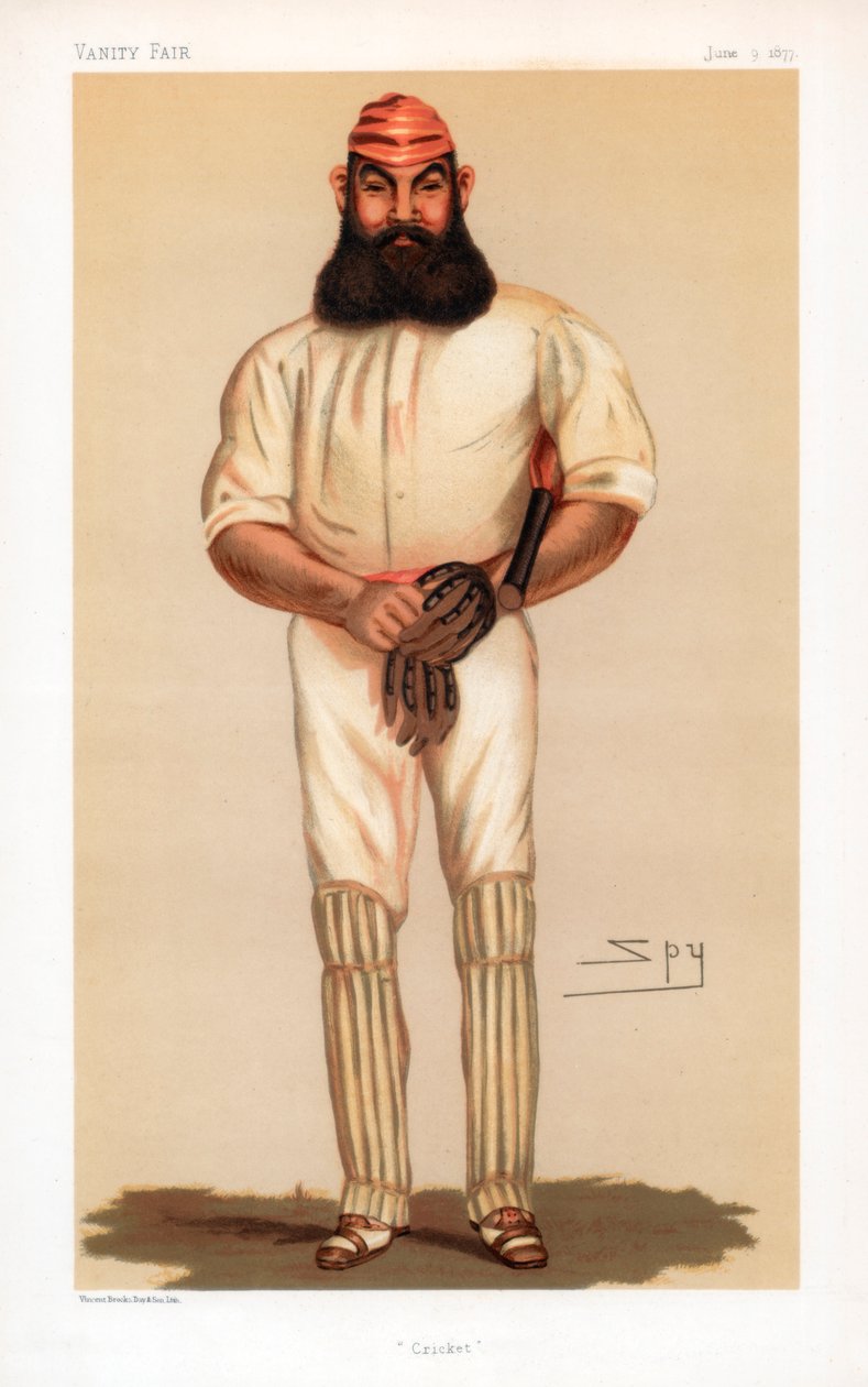 Cricket, 1877. af Leslie Matthew Ward