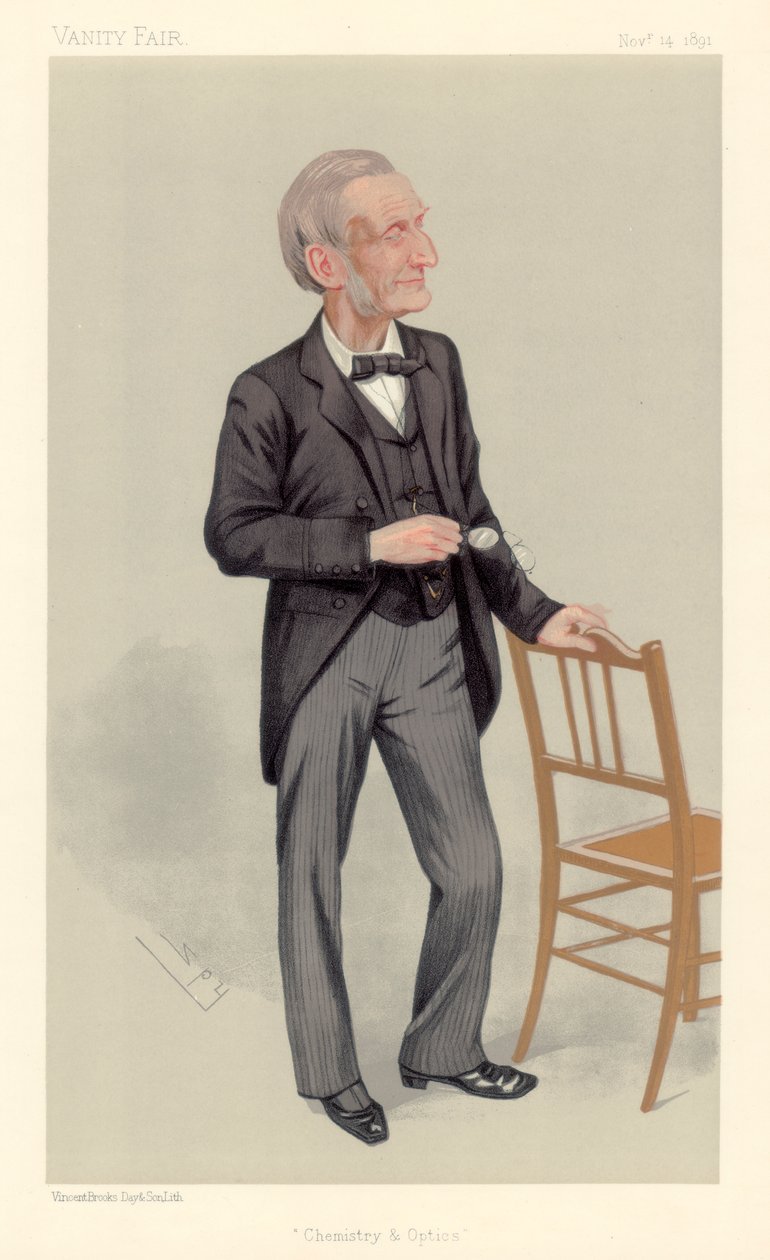 John Hall Gladstone, engelsk kemiker, 1891 af Leslie Matthew Ward