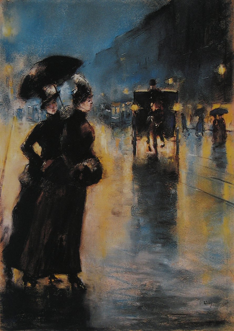 Natbelysning af Lesser Ury