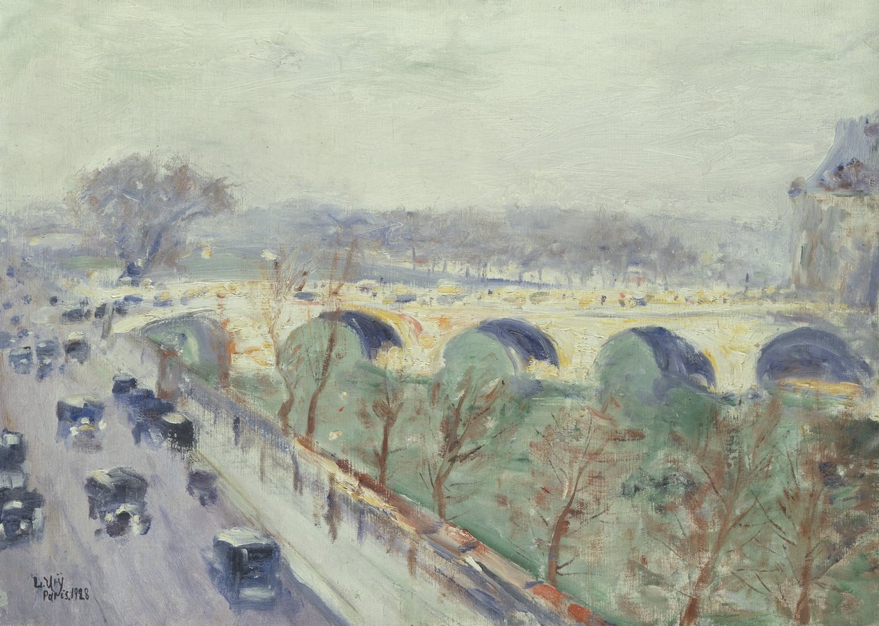 Pont Royal i Paris, 1928 af Lesser Ury