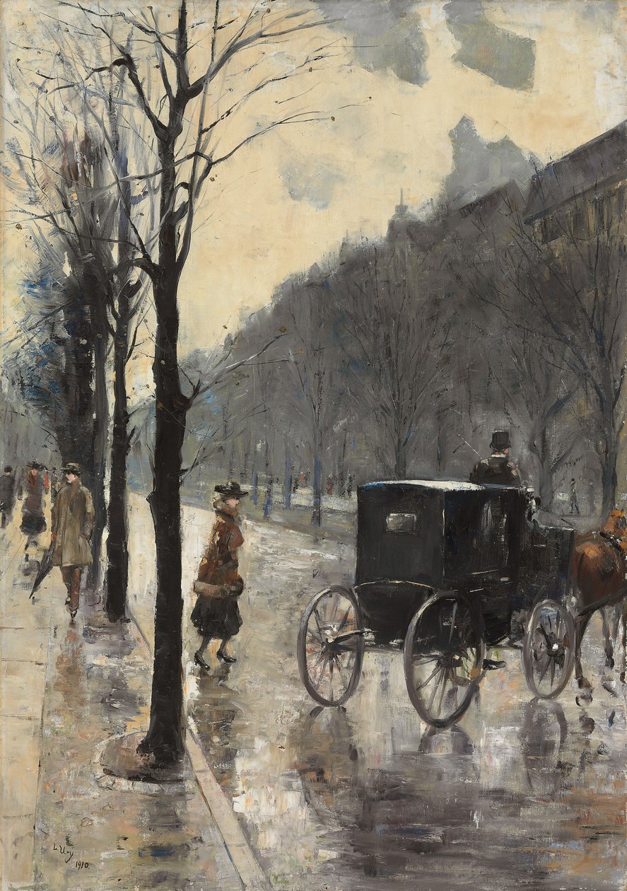 Kurfurstendamm Boulevard, 1910 af Lesser Ury