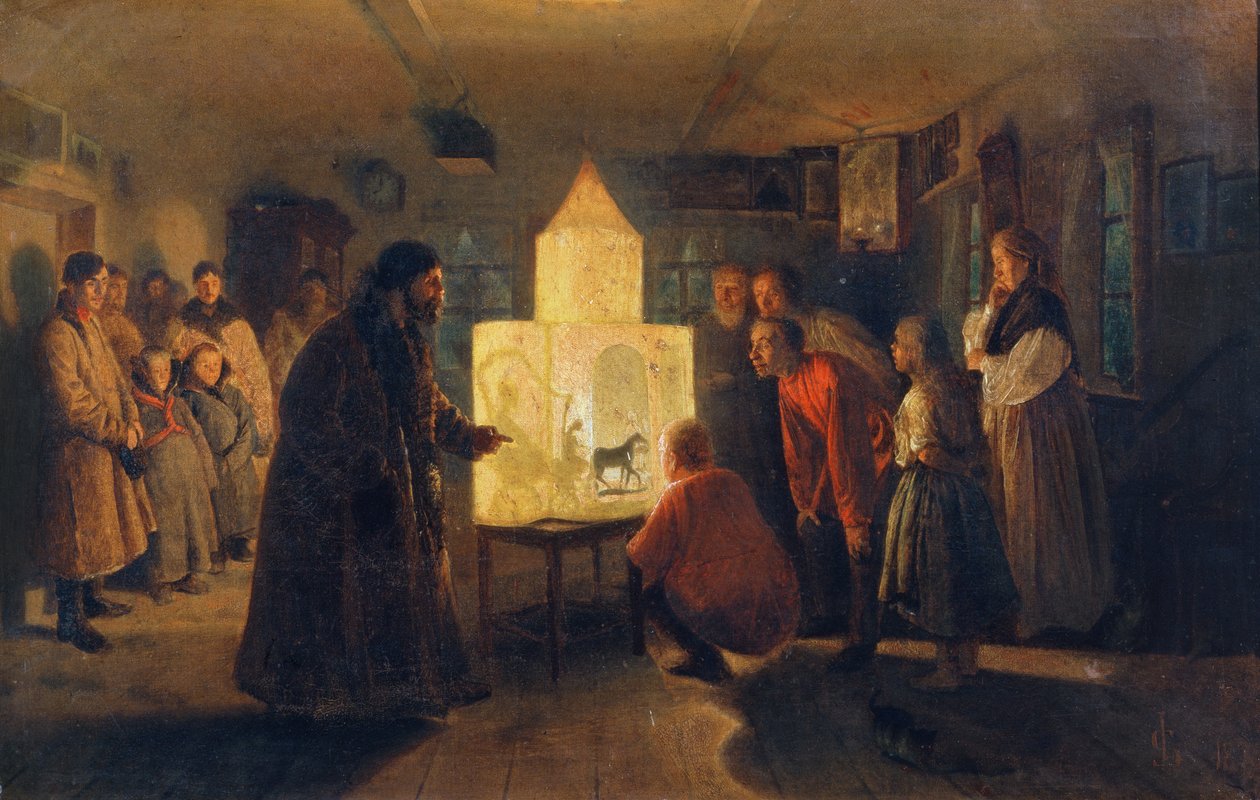 Den magiske lanterne, 1876 af Lev Grigoryevich Solovyev