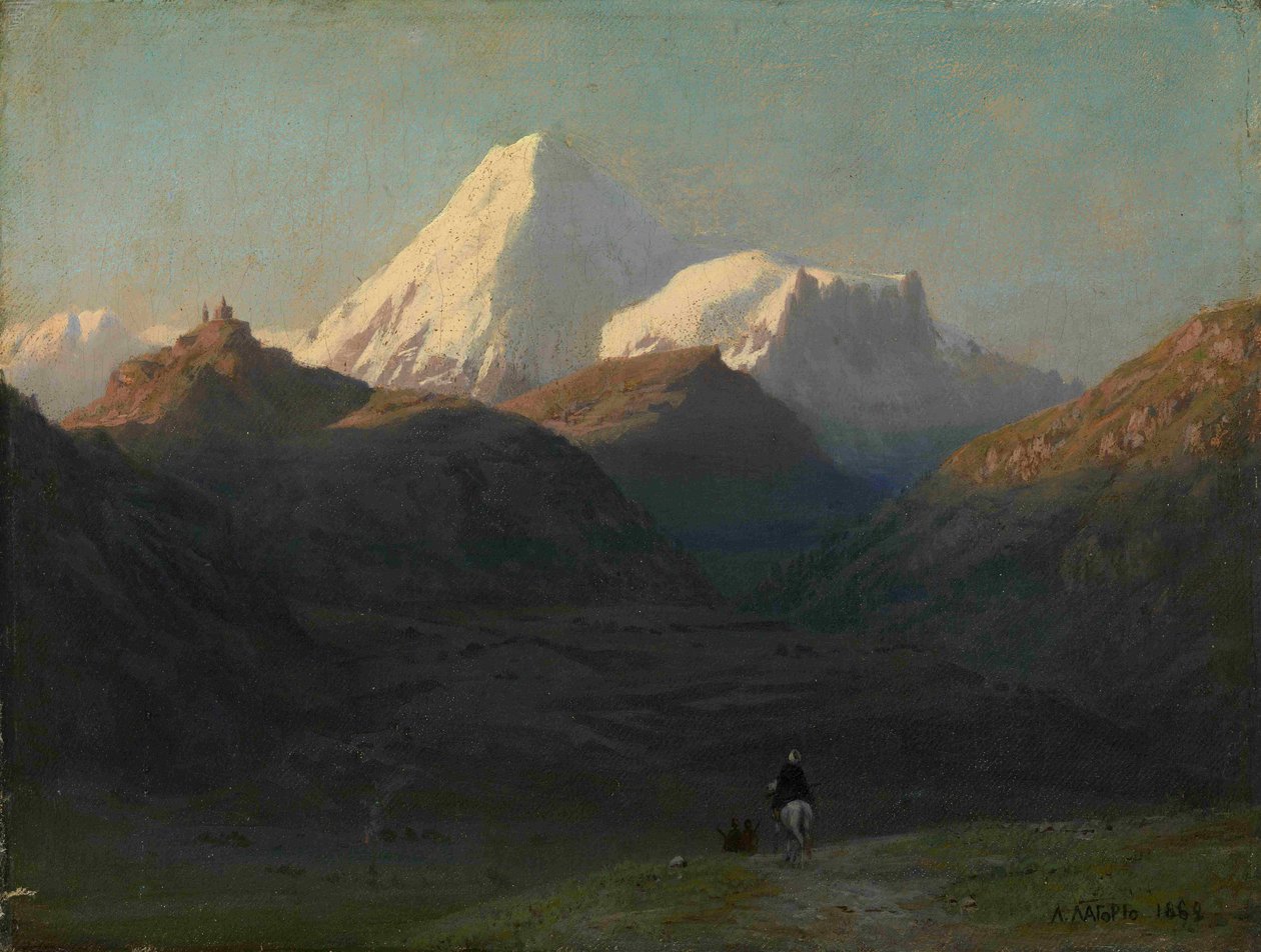 Bjerglandskab, 1868 af Lev Felixovich Lagorio