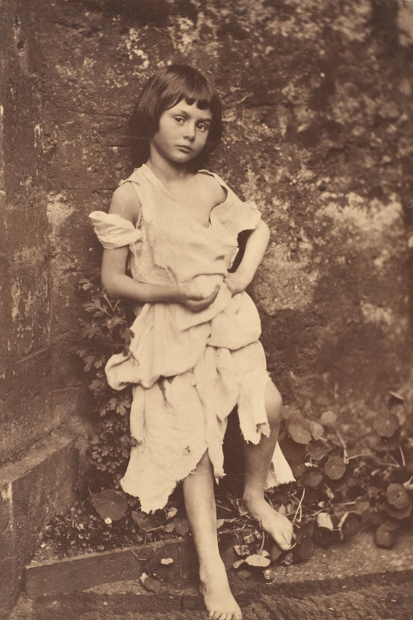Alice Liddell som Tiggerpigen, 1858. af Lewis Carroll