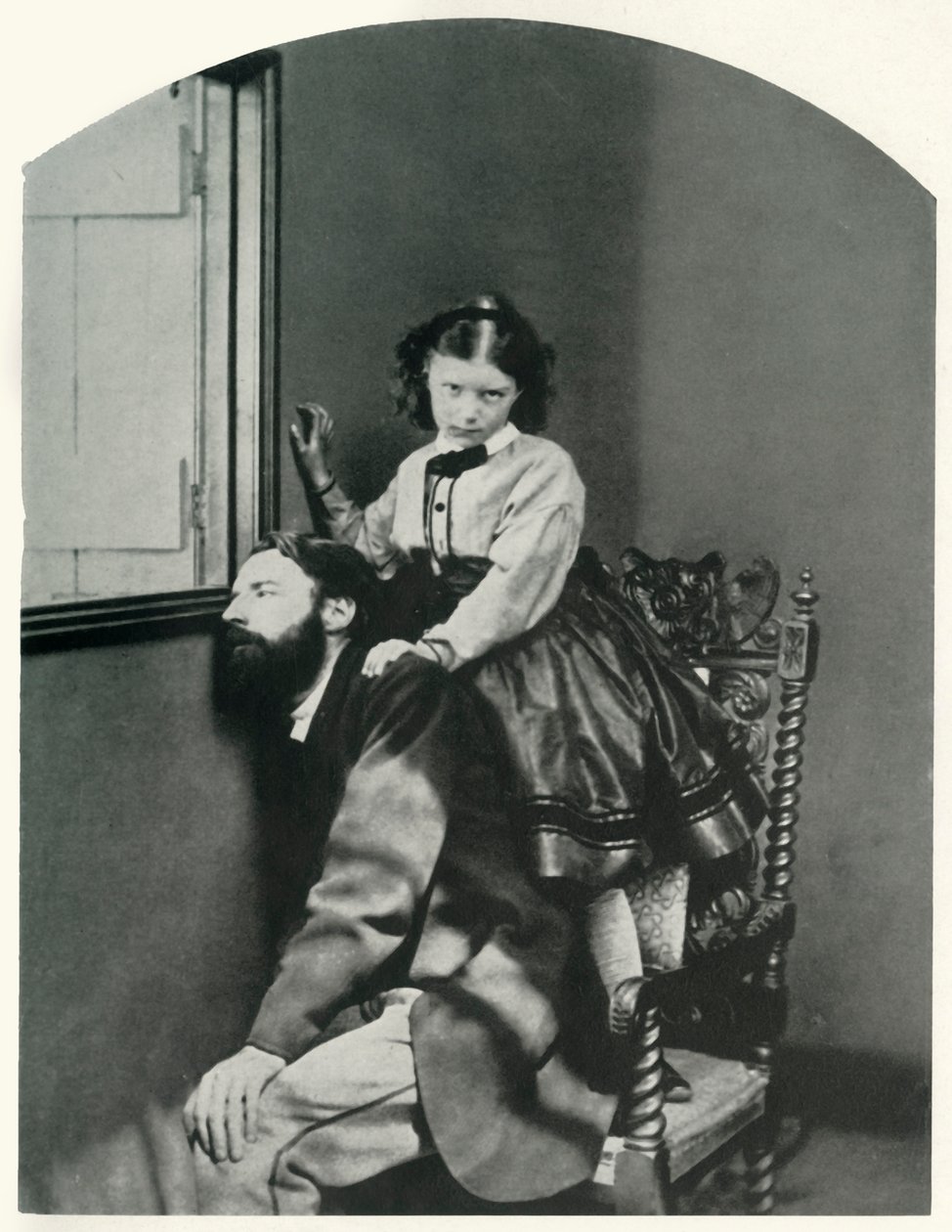Ved vinduet, c1860