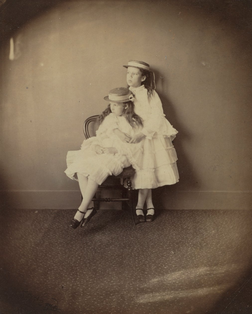 Julia og Ethel Arnold, 1872. af Lewis Carroll