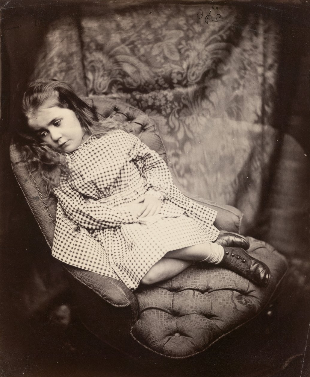 Margaret Frances Langton Clarke, 1864, trykt ca. 1866 af Lewis Carroll