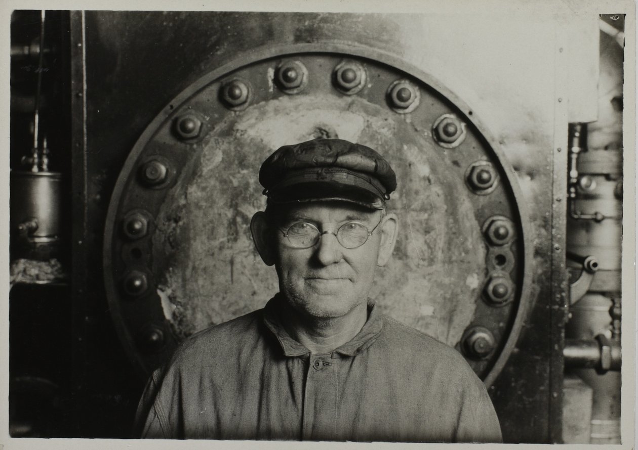 Chef i Power House af Lewis Wickes Hine