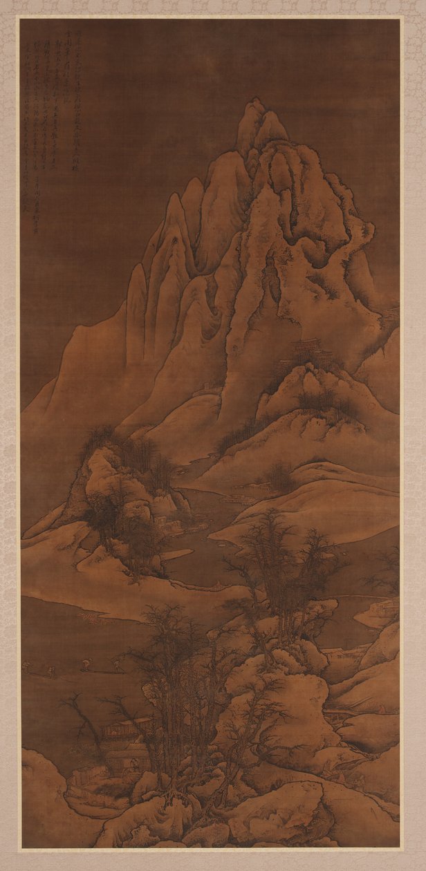 Snelandskab efter Guo Xi, Qing-dynastiet, 1702. af Li Yin