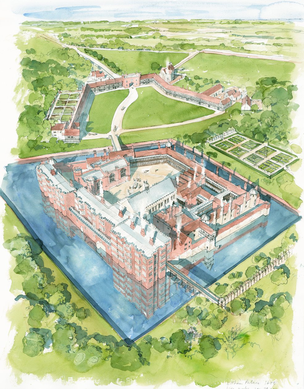 Eltham Palace, Greenwich, London, c1604 c2011 af Liam Wales