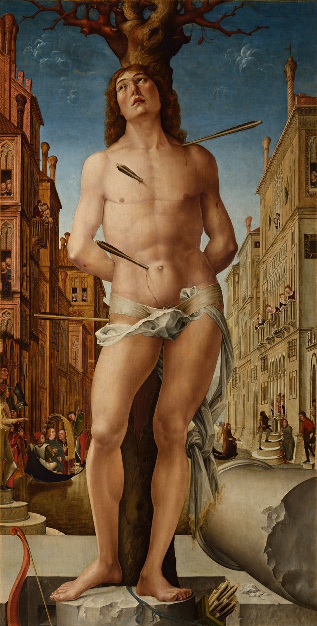 Sankt Sebastian, 1495-c.1500 af Liberale