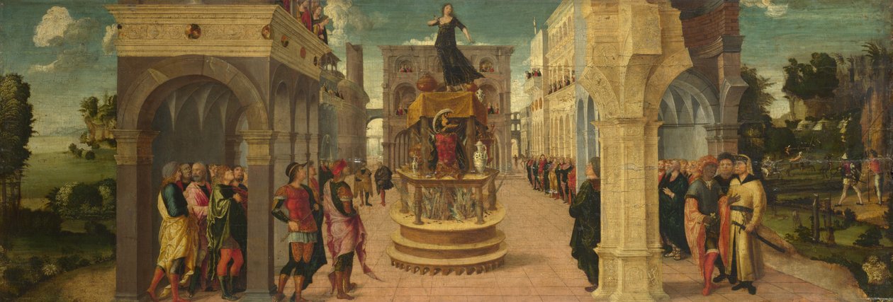 Didos død, begyndelsen af det 16. århundrede. af Liberale da Verona