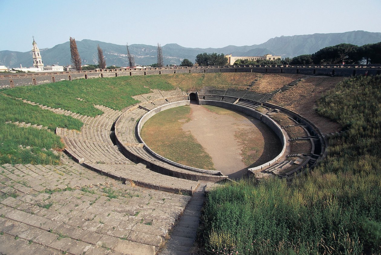 Italien, Campania-regionen, Pompei, amfiteater (foto) af Unbekannt Unbekannt