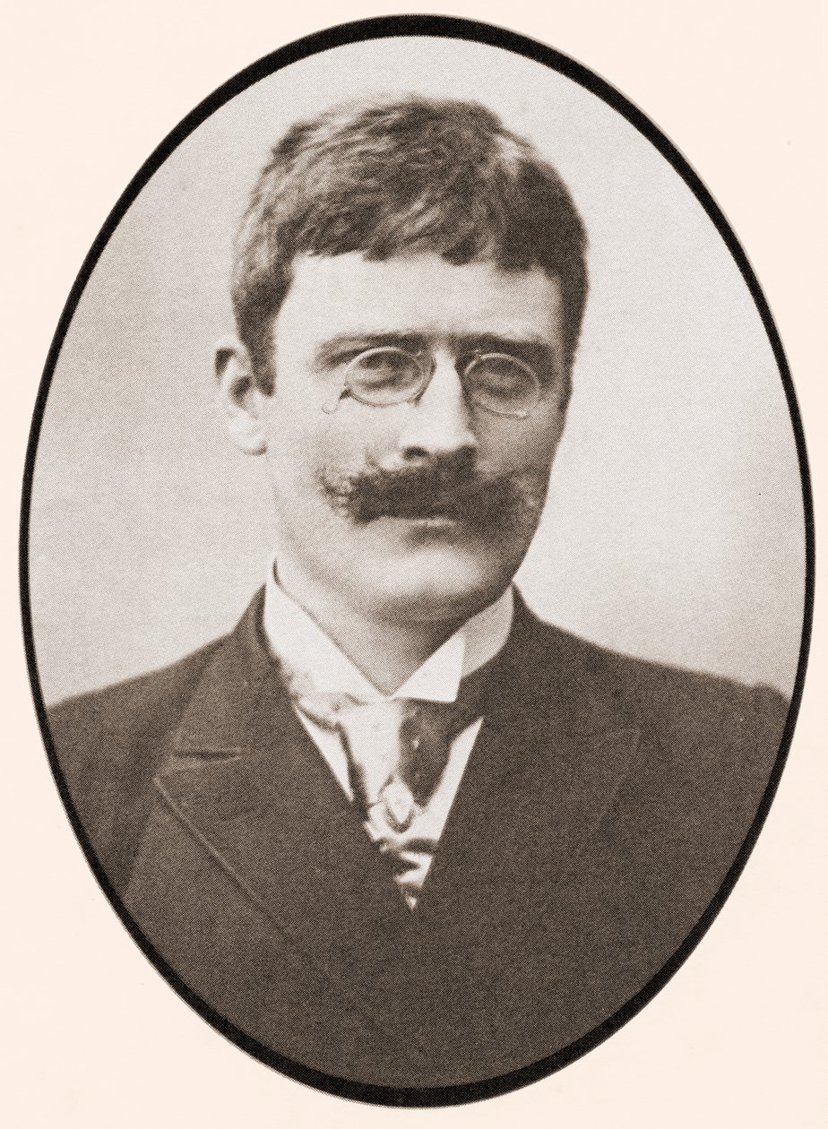 Knut Hamsun (litho) af Unbekannt Unbekannt