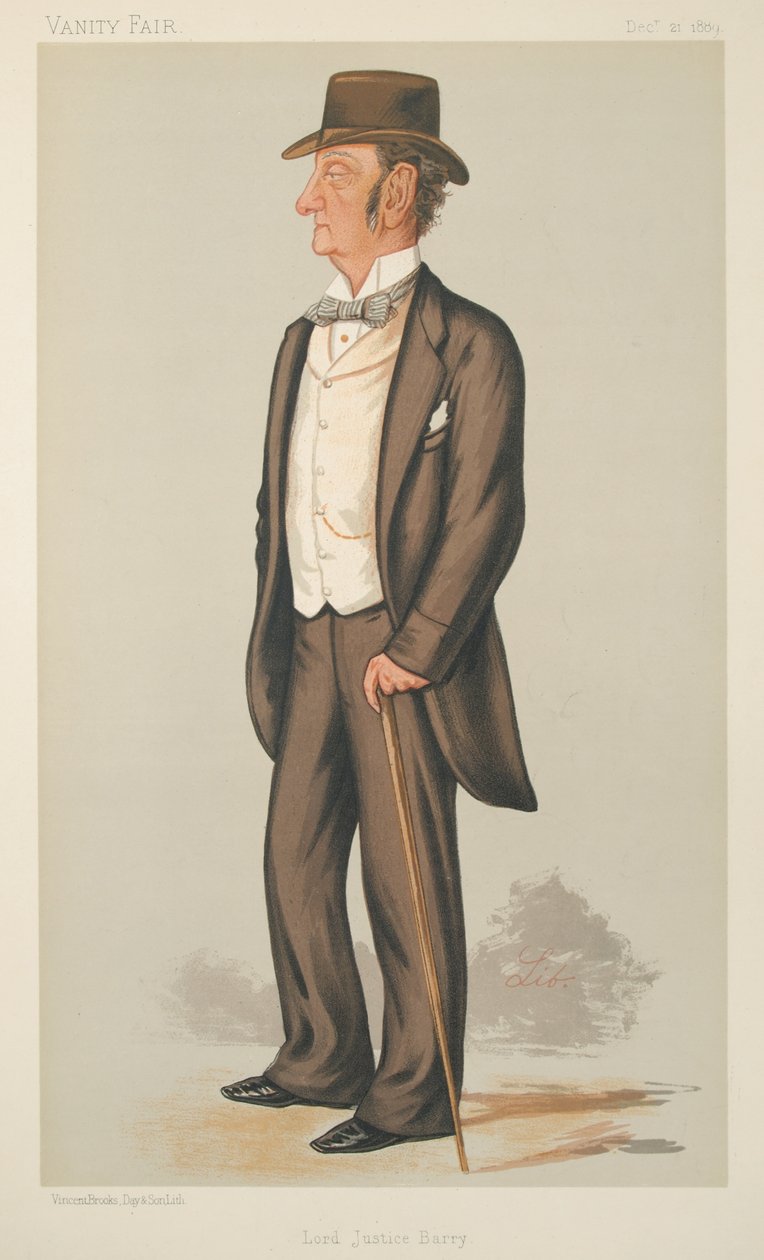 Charles Robert Barry, Vanity Fair, 1889-12-21 af Liborio Prosperi