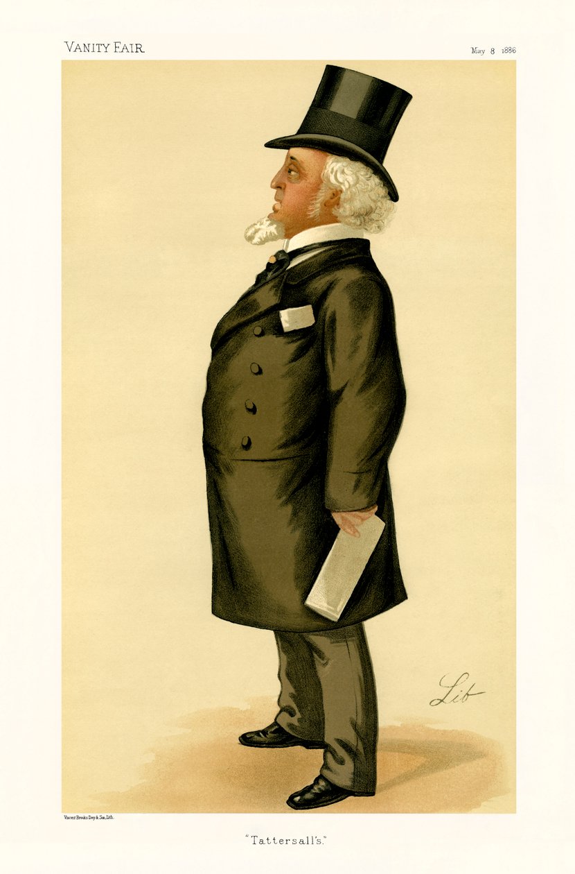 Edmund Tattersall - portræt stående af Liborio Prosperi