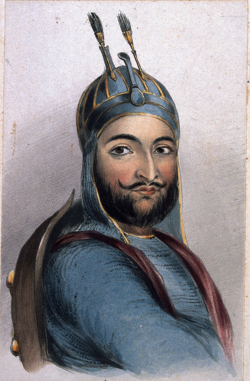 Muhammad Akbar Khan, 1842 af Lieutenant Vincent Eyre