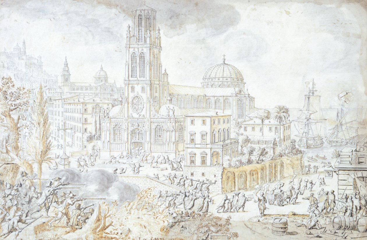 Udsigt over Firenze af Lievin Cruyl
