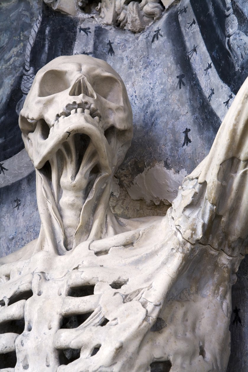 Flayed, or The Skeleton, detail af Ligier Richier