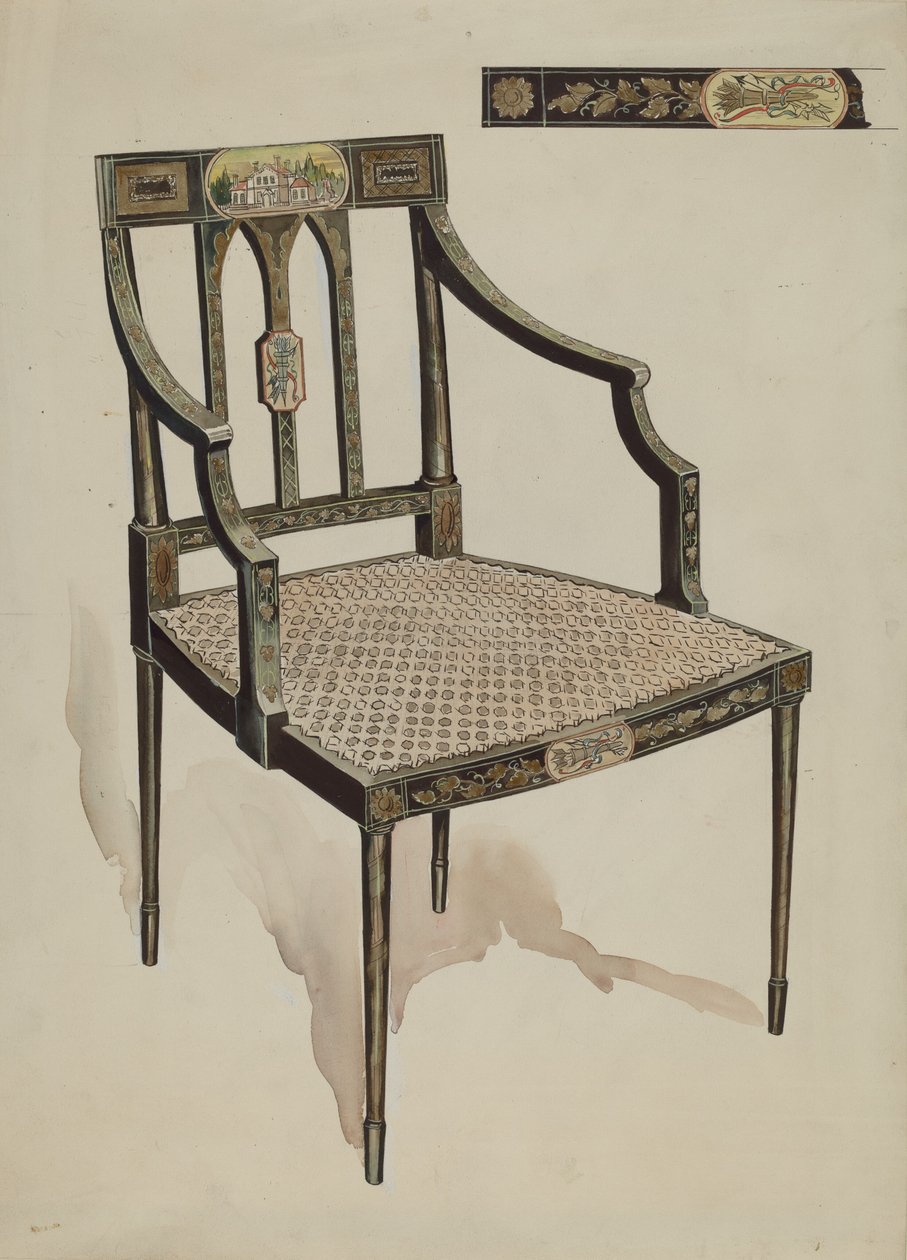 Stol, c. 1936. af Lillian Causey