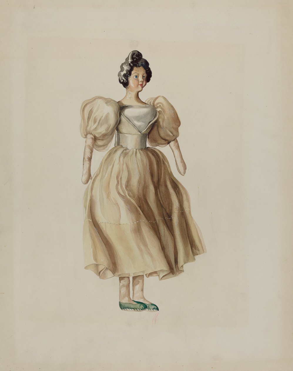 Dukke, c. 1936. af Lillian Causey