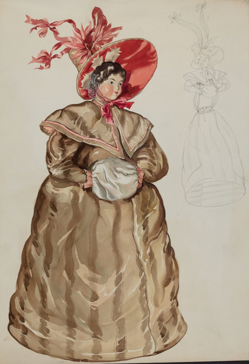 Dukke, c. 1936. af Lillian Causey