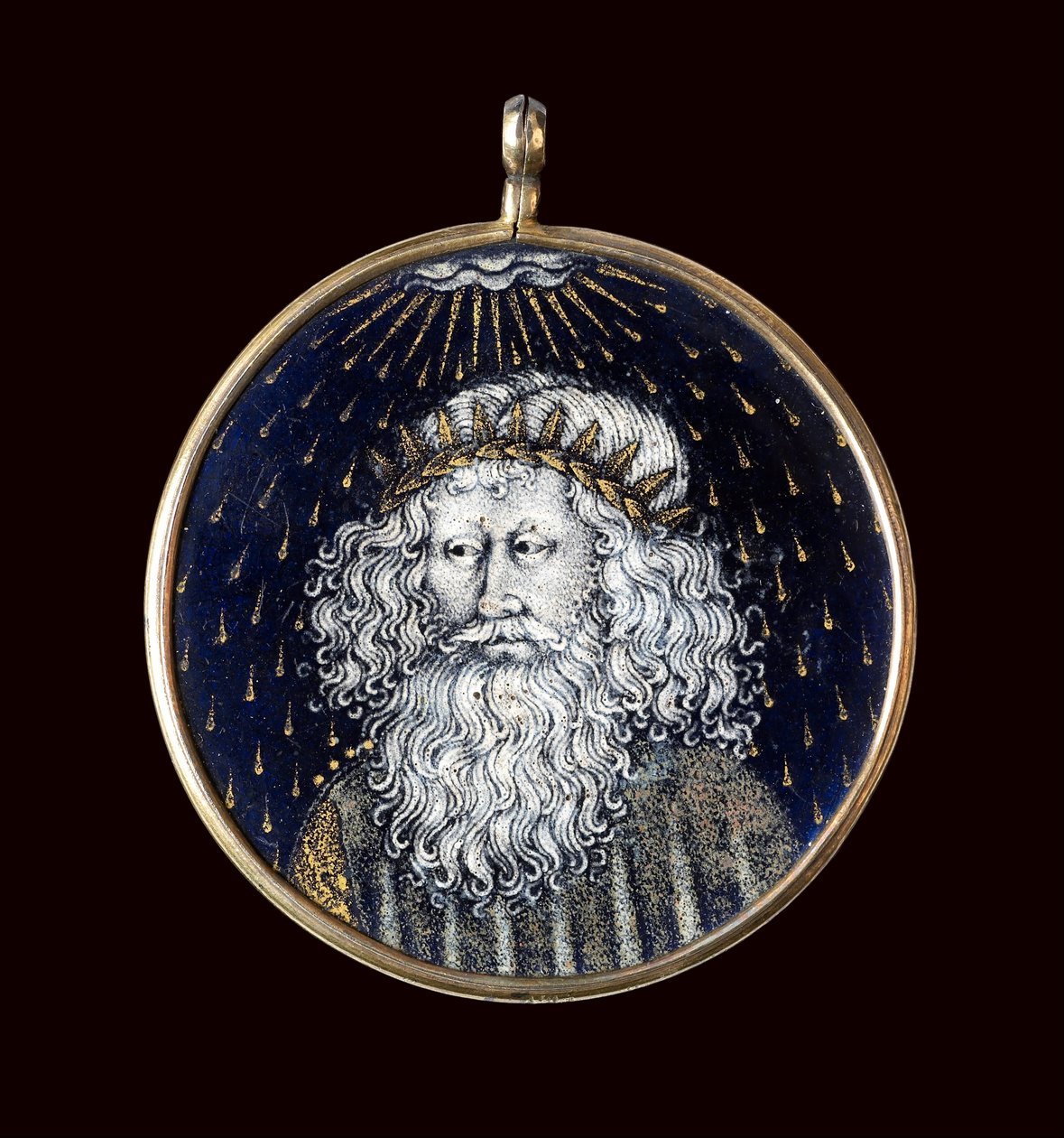 Medaljon med kejser Augustus