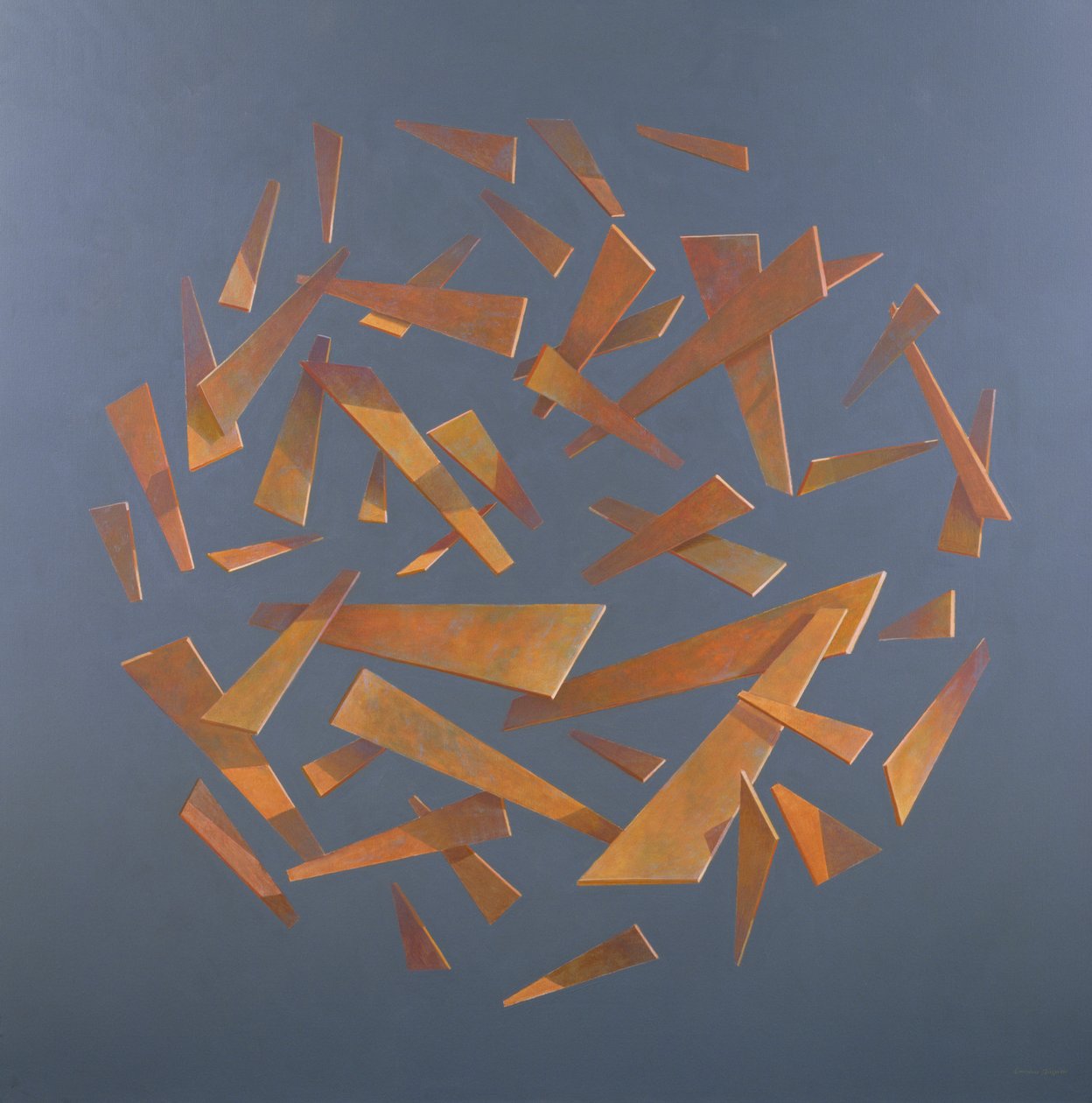 Deconstructed Sphere, 2005 (akryl) af Lincoln Seligman