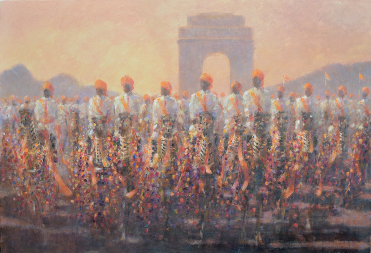 Delhi Parade af Lincoln Seligman