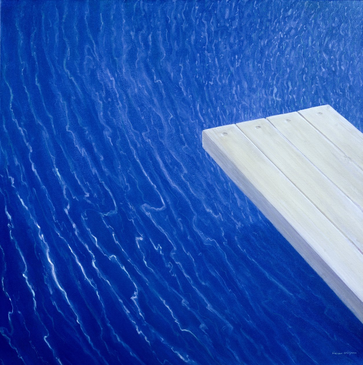 Dykkerbræt, 2004 (akryl) af Lincoln Seligman