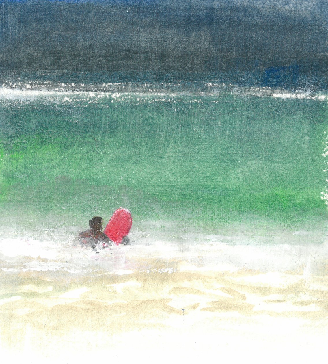 Surfing 2, Sri Lanka, 2015 af Lincoln Seligman